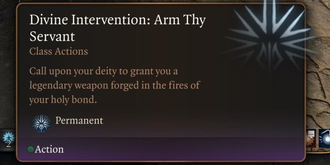 Baldur's Gate 3 Arm Thy Servant