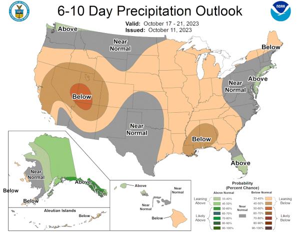 6-10 day precip outlook
