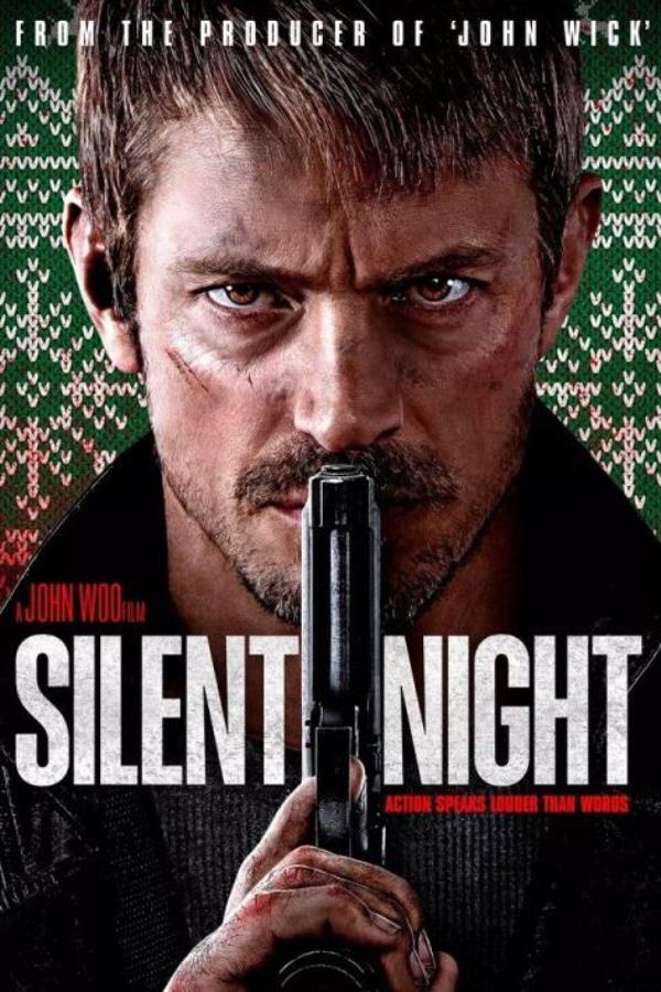 Silent Night 2023 John Woo Movie Poster