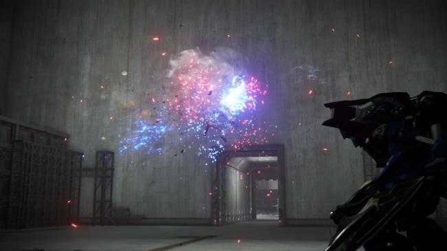 Player defeating the heavy calvary Armored Core 6