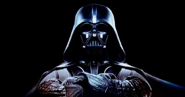Darth Vader from the the cover of a Star Wars Franchise comic looking menacing