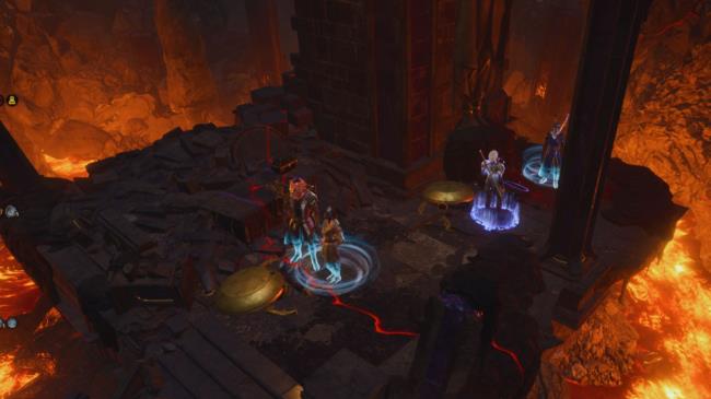 Baldur's Gate 3 - Players in lava area of Grymforge