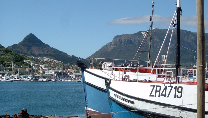 在一场制裁风波之后,一艘开往开普敦的俄罗斯豪华游艇内 在一场制裁风波之后,一艘开往开普敦的俄罗斯豪华游艇内