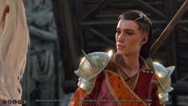 Bribing Blaze Elin in Baldur's Gate 3