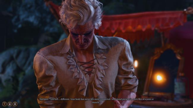 Baldur's Gate 3 - Astarion undergoing the Astral Tadpole transformation